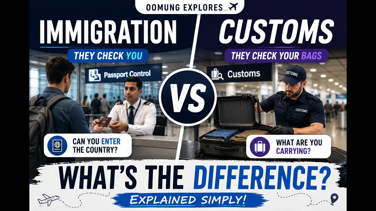 Immigration vs Customs | What's the Difference? (Explained Simply)