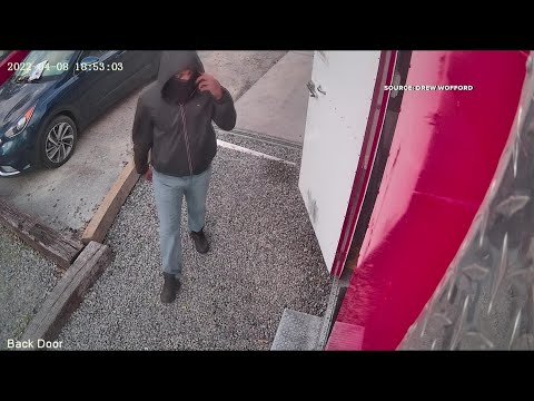 Attempted food truck robbery suspect captured on video