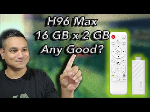 H96Max AndroidTV Google Stick Full Specs and Unboxing