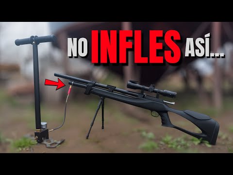 Cómo INFLAR un Rifle PCP 🔧 Guía completa con Inflador Manual