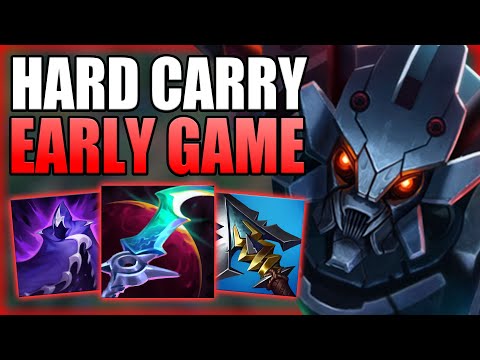 HOW TO PLAY KHA'ZIX JUNGLE & HARD CARRY EARLY GAME - Season 11 Kha Jungle S+ Guide League of Legends