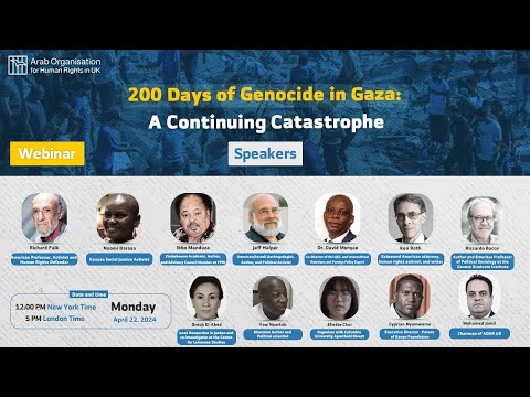 YouTube_Apr 22 2024_Webinar 200 Days of Genocide in Gaza A Continuing Catastrophe_#13