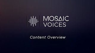 Video thumbnail for Mosaic Voices - Content Overview | Heavyocity by Heavyocity Media