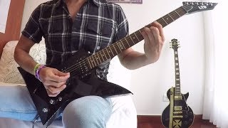 Breadfan - MetallicA rhythm guitar cover (How to play James Hetfield part) - (original by Budgie)