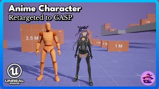 Anime Character to Game Animation Sample in Unreal Engine 5