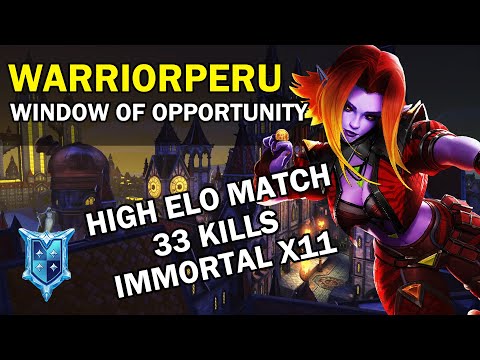High Elo 33 Kills WarriorPerú Saati Paladins Competitive (Diamond)WINDOW OF OPPORTUNITY-Immortal X11