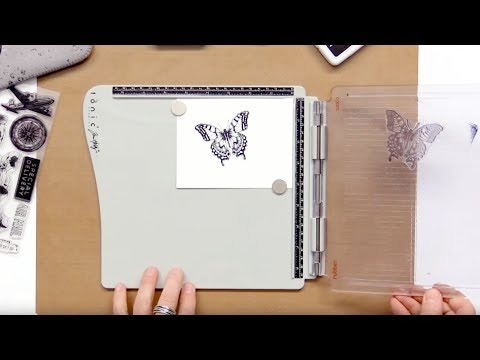 Tim Holtz Shares Tips for Using a Stamp Platform at Scrapbook.com