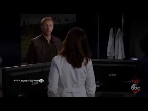 Grey's Anatomy 14X03 Owen And Meredith Find Out About Amelia's Tumor