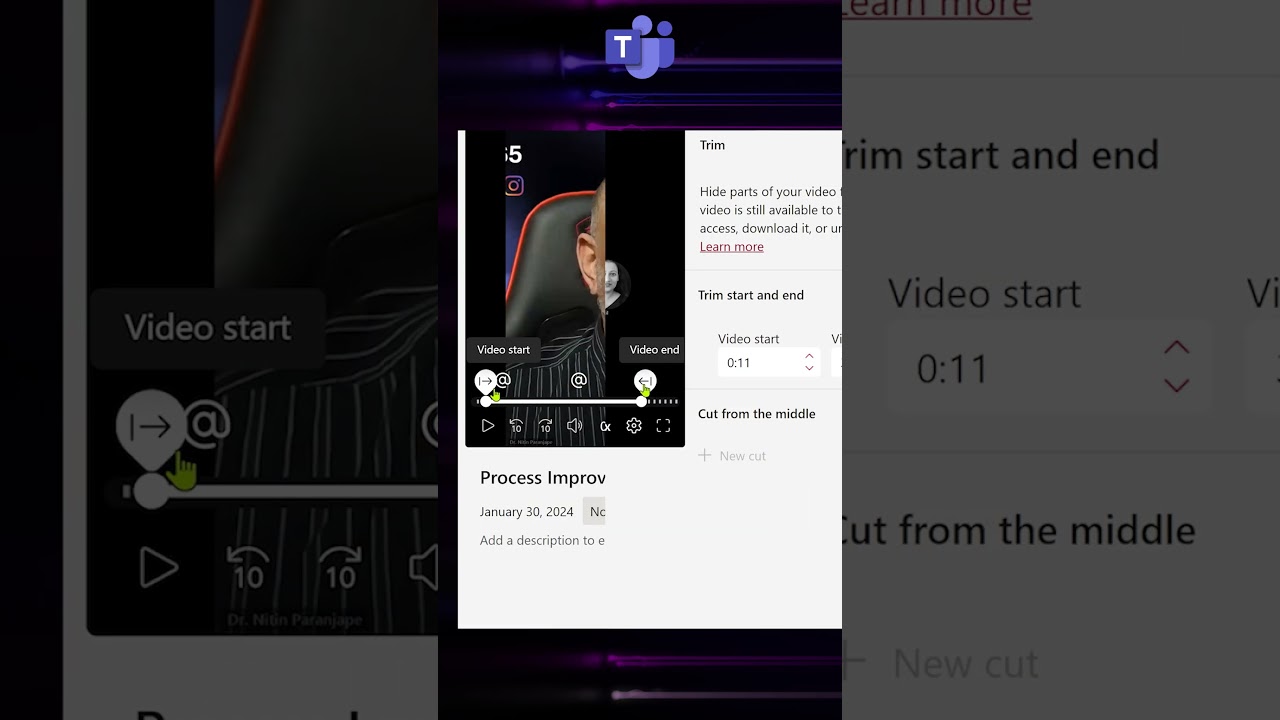 How to Trim Your Microsoft Teams Meeting Recordings