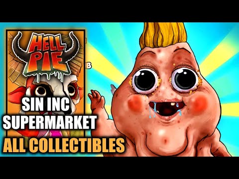 Hell Pie - Sin Inc Supermarket, All Collectibles Locations - PS5 Gameplay Walkthrough Part 1