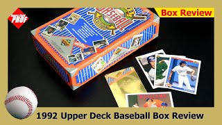 1992 Upper Deck Baseball Box Review
