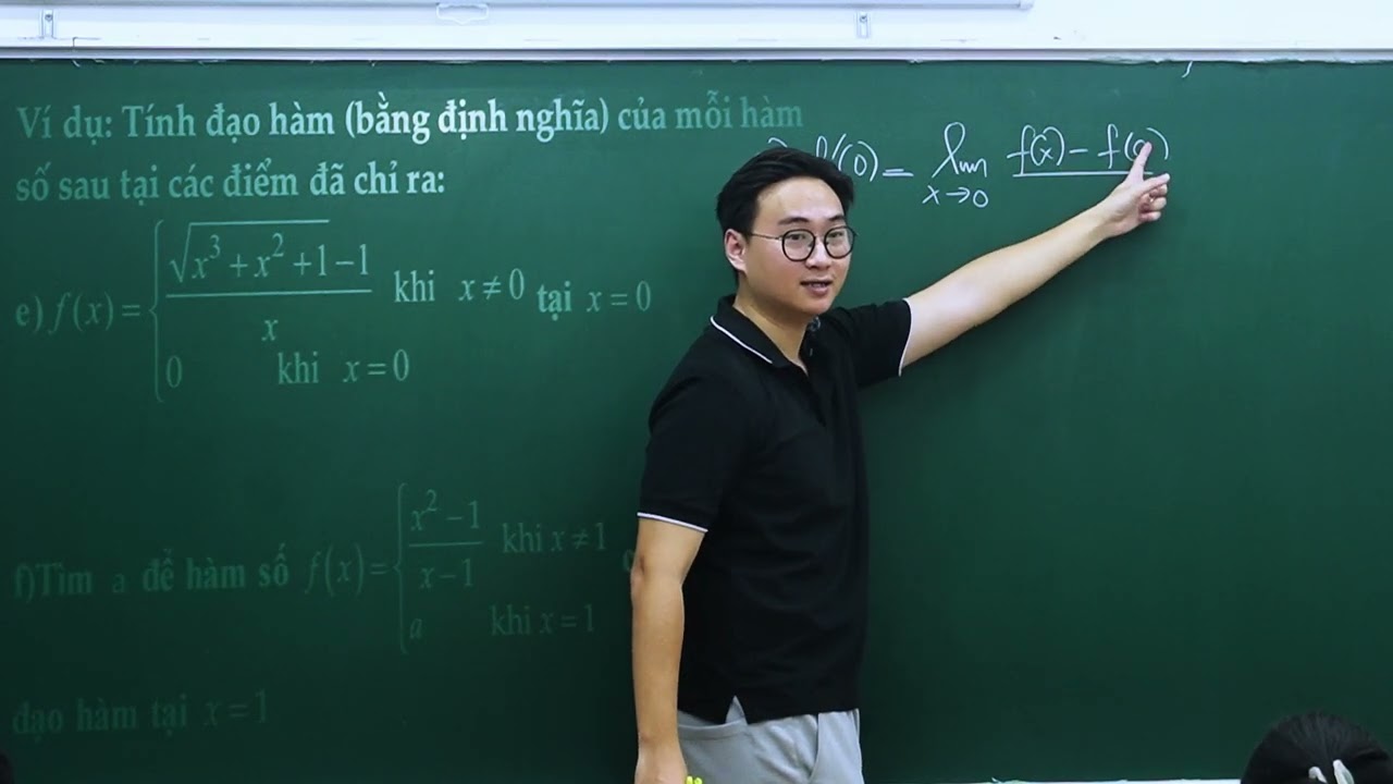 ĐẠO HÀM BẰNG ĐỊNH NGHĨA