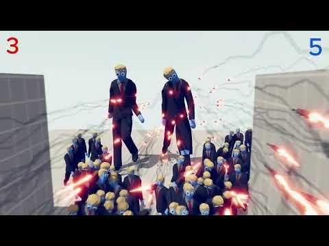 100x Donald Trump + 2x GIANT vs Every GOD - Totally Accurate Battle Simulator TABS