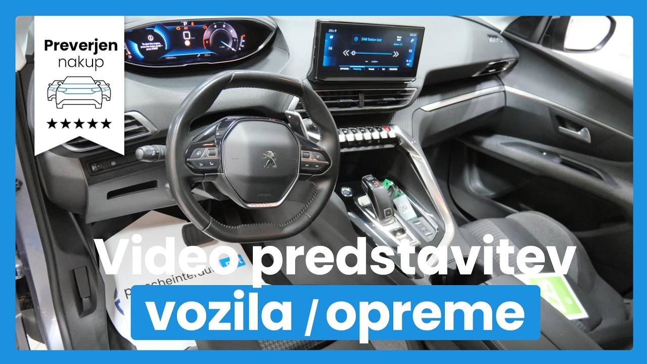 Peugeot 5008 1.5 BlueHDI 130 S S Active Pack Avt. - 7 SEDEŽE