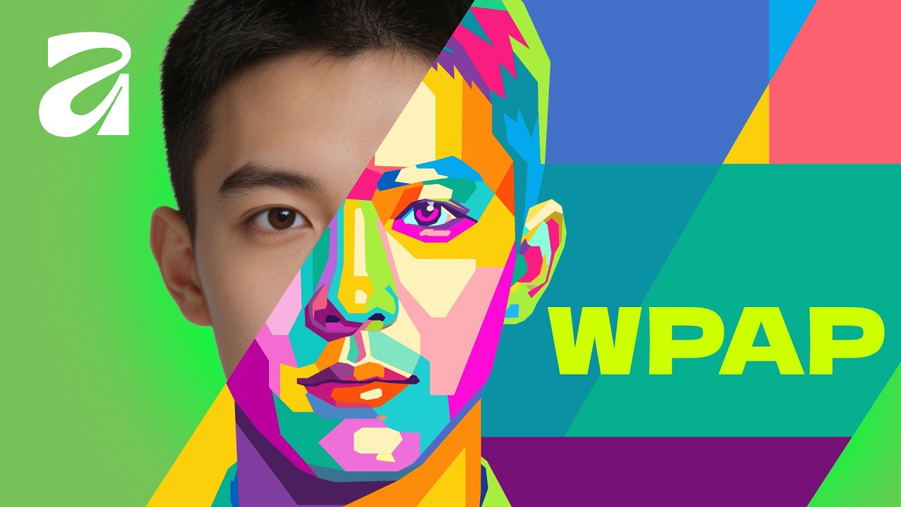 Creating WPAP Effect (Wedha's Pop Art Portrait) using Affinity - 70s popart - Bold geometric shapes