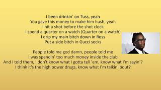 Tussin - Nav &amp; Young Thug Lyrics