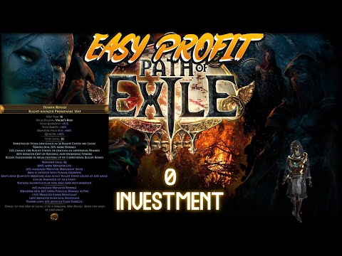 POE 3.20 Blight-ravaged(UBER) MAP 0 INVESTMENT/WITHOUT BUILD