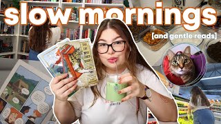 slow mornings (& GENTLE reads) 🍃🍵 grocery shopping, meal prep, new FAVORITE book, routines, more!