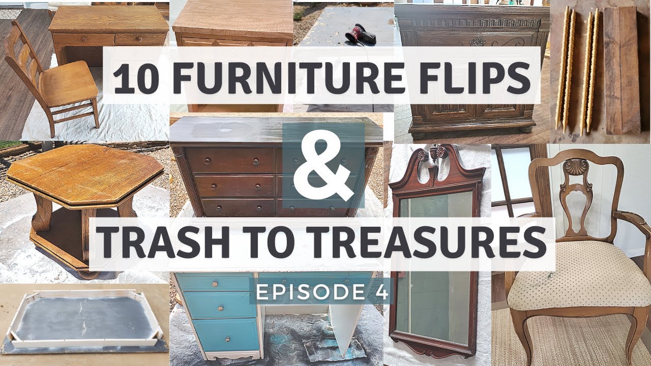 Watch video MUST SEE | 10 Thrifted and Trash To Treasure Furniture Makeovers Episode 4 Now MUST SEE | 10 Thrifted and Trash To Treasure Furniture Makeovers Episode 4