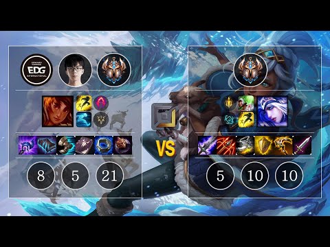 EDG JunJia Taliyah vs Ashe Bot - KR Patch 10.12