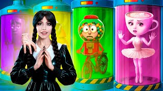 Download lagu Italian Meme Tantangan Main Petak Umpet dalam Kotak Besar! Wednesday vs Brainrot! mp3