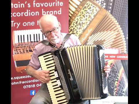 Gaudini 41 Piano Keys 120 Bass 4 Voice Piano Accordion with 5 Treble Couplers, master bass coupler