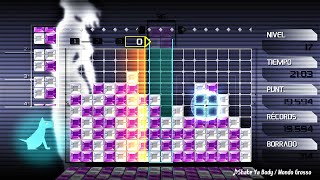CONTRARELOJ BORRANDO CUADROS 7 LUMINES REMASTERED GAMEPLAY