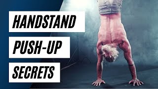 Handstand Push-up Secrets || HSPU tutorial - A different approach