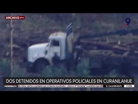 Dos detenidos en operativos policiales en Curanilahue