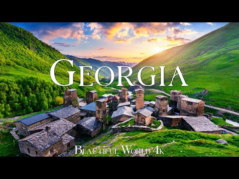 Georgia 4K Scenic Relaxation Film - Meditation Relaxing Music - Travel Nature