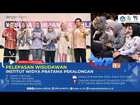 LIVE Pelepasan Wisudawan Institut Widya Pratama Pekalongan | 25 November 2025
