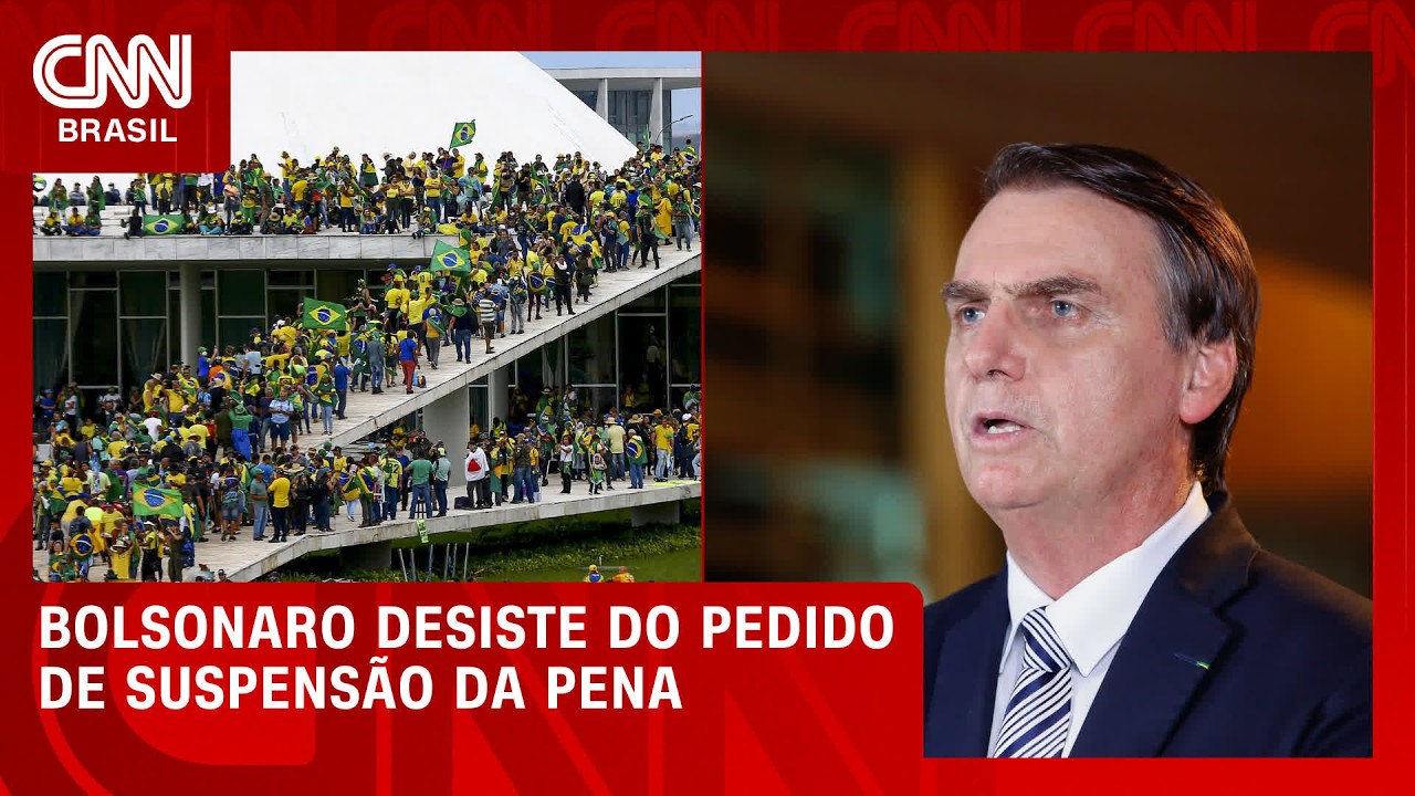 Defesa de Bolsonaro desiste de pedido para suspensão da pena sobre trama golpista| BASTIDORES CNN