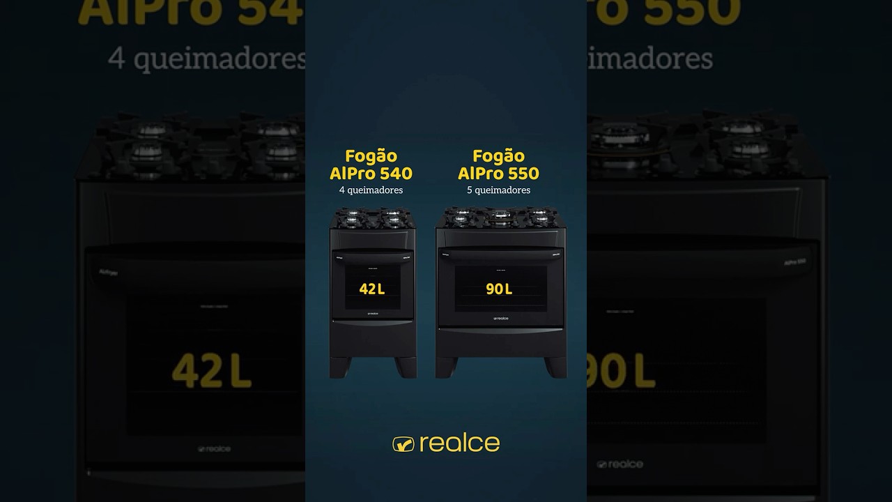 Fogão AlPro 540 4 Bocas – AirFryer e Pedra Pizza 