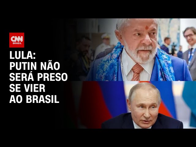 Lula: Putin não será preso se vier ao Brasil | CNN PRIME TIME