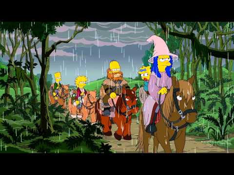 The Simpsons - The Hobbit Couch Gag