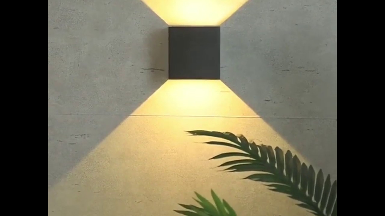 Watch video Veronica Cube Wall Sconce | Amazing Light Effect Down Wall • Modern Outdoor Accent Lighting Now Veronica Cube Wall Sconce | Amazing Light Effect Down Wall • Modern Outdoor Accent Lighting