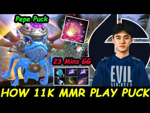 Abed Puck MIDLANE A-GOD immortal Rank1 11K MMR Skill play Escape pro Jukes vs Dragon Blood Dota 2