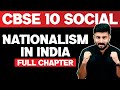 CBSE 10 SOCIAL SCIENCE NATIONALISM IN INDIA ONESHOT EXAM WINNER CBSE 10