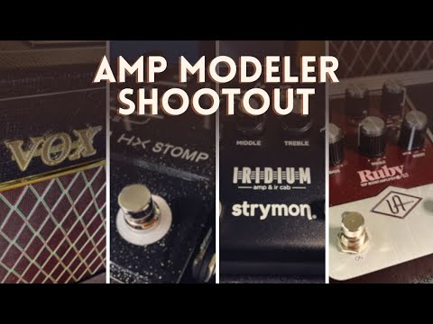 Amp Modeler Shootout | Iridium vs. Ruby vs. HX Stomp (vs. a Real Amp)