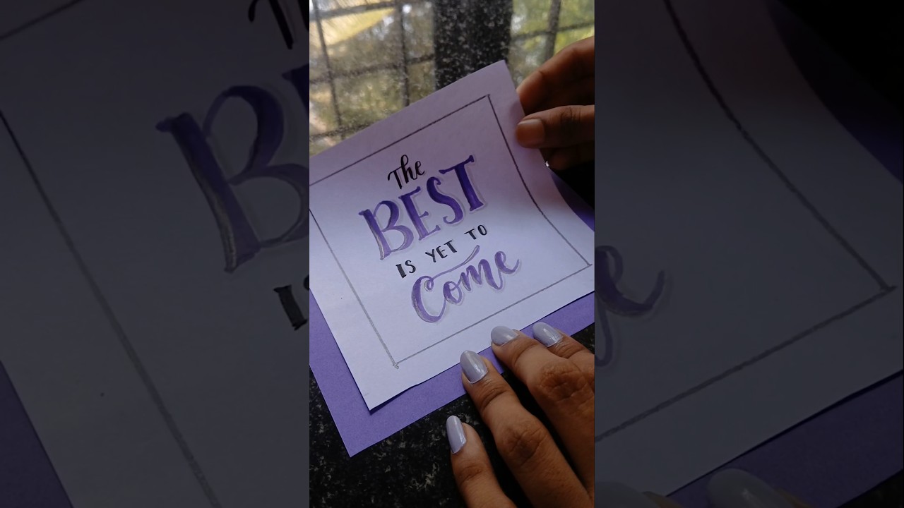 Beautiful calligraphy quotes to brighten your day ! #shorts  #shortsfeed