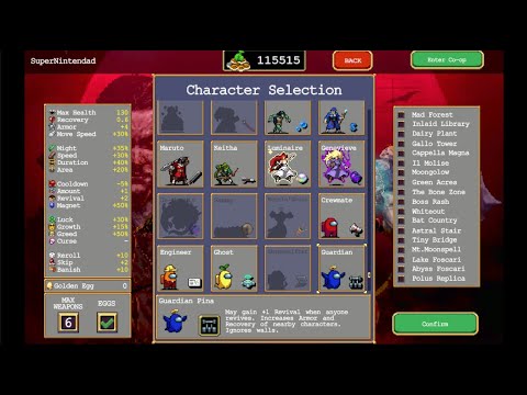 How to Defeat 1 Enemy with Ghost Lino in Vampire Survivors