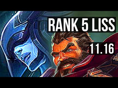 LISSANDRA vs GRAVES (MID) | Rank 5 Liss, 5/1/10 | KR Challenger | v11.16