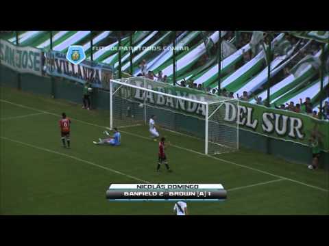 Los goles de Banfield 2 Brown Adrogué 1.Fecha 32.Torneo Primera B Nacional.Fútbol Para Todos
