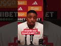 Bergwijn naar Saoedi-Arabië? Dit zegt de aanvoerder van Ajax zegt er zelf over?️#ajax #Bergwijn