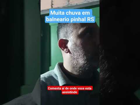 muita chuva em balneario Pinhal