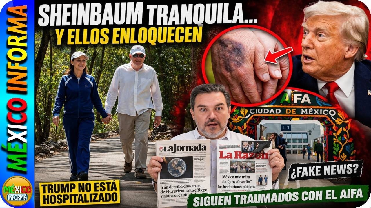 LA PRESIDENTA DISFRUTANDO DE SU DÍA Y LA DERECHA ENLOQUECIDA. TRUMP LANZA ADVERTENCIA. CASA BLANCA.