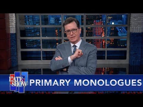 サム・ウォーターストンがレイトショーの2020年キャンペーン特集を司会 - 民主党選挙を皮切りに (Sam Waterston Hosts A Late Show's 2020 Campaign Special - Starting With The Democratic Primaries)