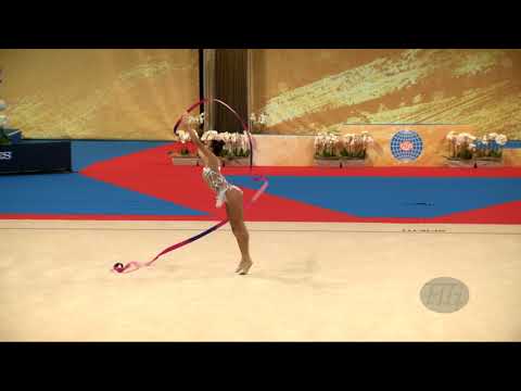 COUROUBLE Aya (BEL) - 2018 Rhythmic Worlds, Sofia (BUL) - Qualifications Ribbon