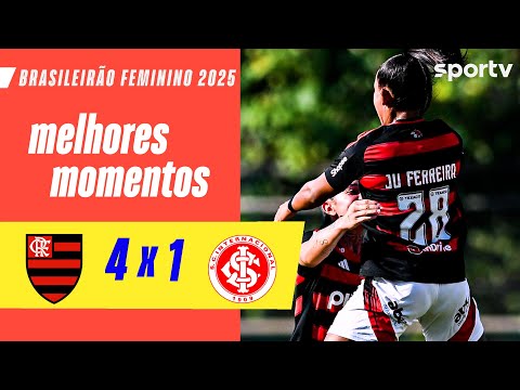 Gols e lances de Flamengo x Internacional