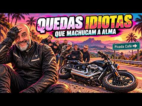 QUEDAS IDIOTAS DE MOTO: As Que Mais Machucam o Orgulho! | Picada Café